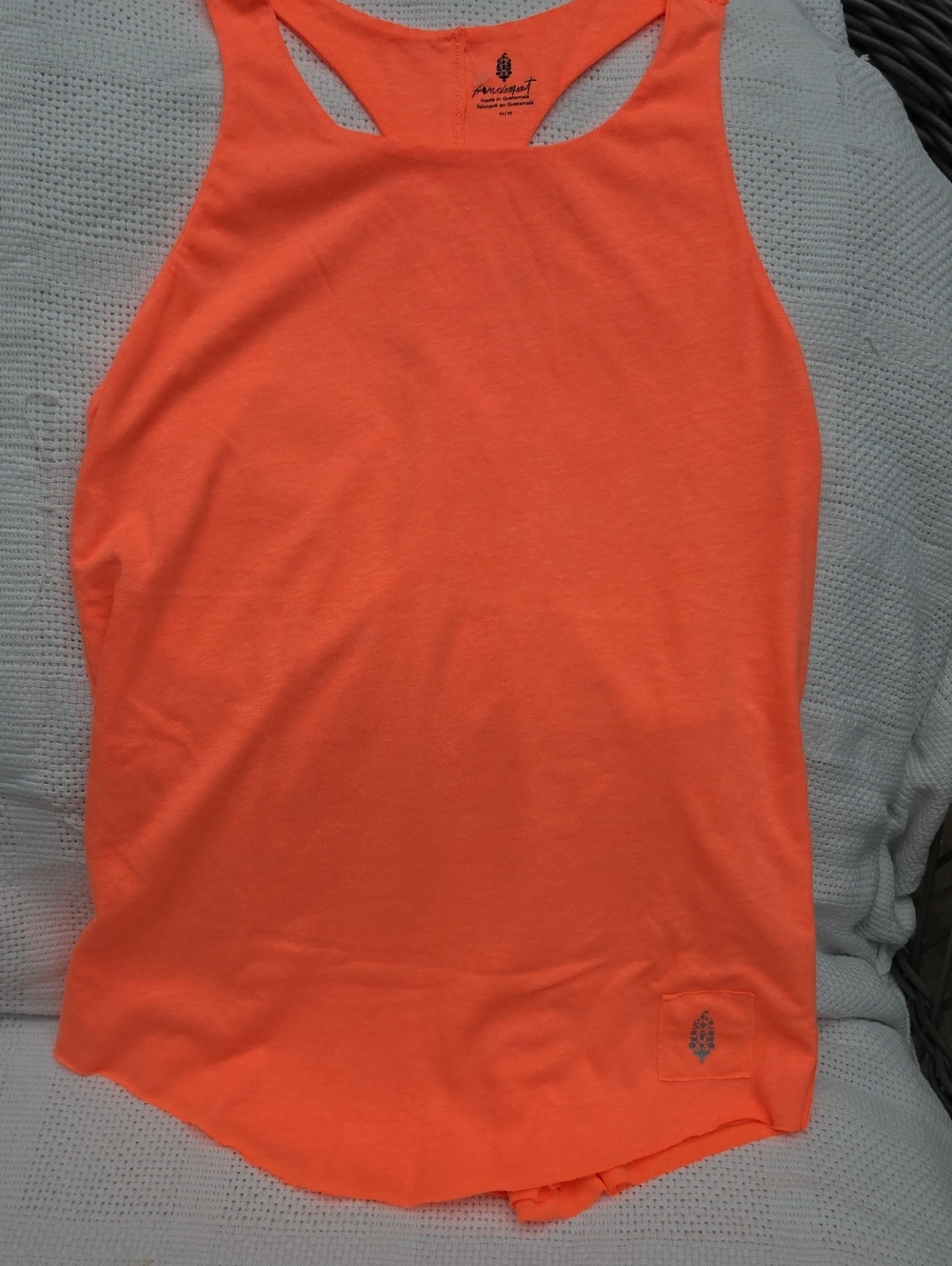 FREE PEOPLE MOVEMENT Orange Racerback Tank